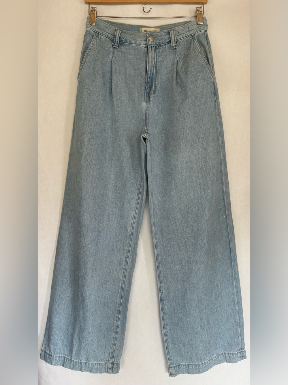Madewell Light Blue Wide-Leg Jeans
